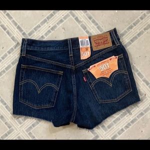 | Blue Levi Jean Shorts |